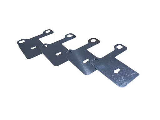 Volvo Rem Anti trilplaatjes shim achter 850-C70/2005-S70-V70 -2000 set 4 st  2 WD Volvo onderdeel nr 272272