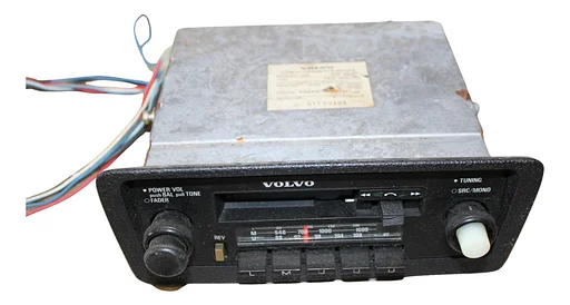 Radio, L/M/U-Cassette-Radio, 12 Volt, Volvo 240 260 740 760, 8113490879, 51179484, Gebruikt
