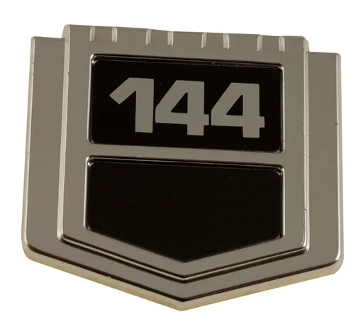 Volvo Embleem inch144inch 1973-1974 voorscherm niet meer leverbaar Volvo onderdeel nr 1211739