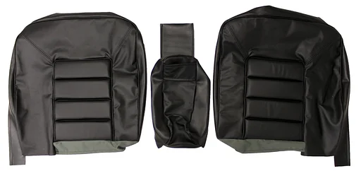 Volvo Bekleding 164 ch-22322 +140GL achterbank set  zwart 1967-1970 Volvo onderdeel nr 693601-03