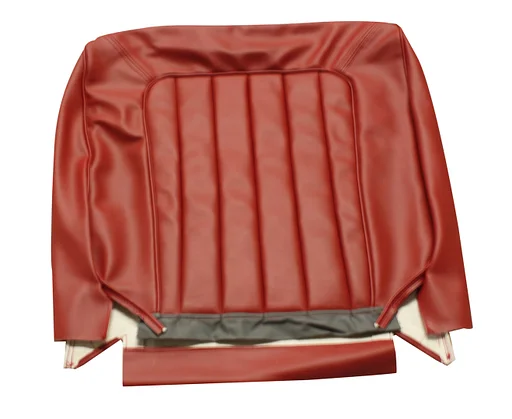 Volvo Bekleding Amazon stoelhoes rood rug 1963-1964 156-249 508-255 Volvo onderdeel nr 691199