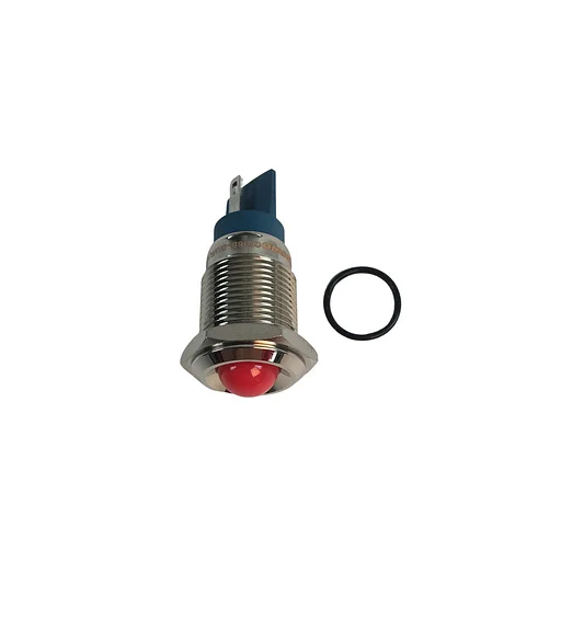 Volvo Controle lampje rood (LED) 12 volt voor montage in dashboard e d Volvo onderdeel nr 43046
