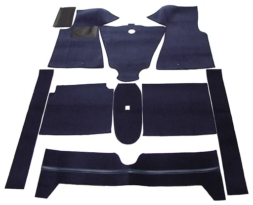 Volvo Mattenset 140 blauw (i p v rubbermat) gehele bodem -1971 lange pook  142 ch -249929 144 ch -263069 145 ch -103379 Volvo onderdeel nr 693922