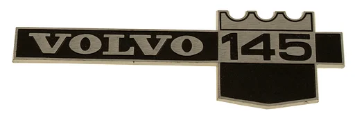 Volvo Embleem inch145inch voorscherm vanaf chassisnummer 61600+ Volvo onderdeel nr 687206