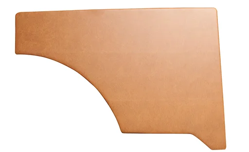 Volvo Bekleding Duett 210 zijpaneel links achter bruin 230-544 1966-1968 Volvo onderdeel nr 692278