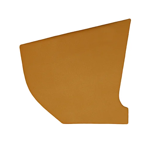 Volvo Bekleding P1800E+P1800ES zijpaneel Rechtsvoor goud bruin metallic 351-811 446-819 Volvo onderdeel nr 695882