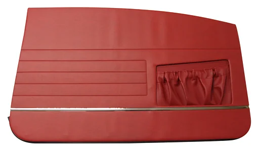 Volvo Bekleding Amazon 2 deurs deurpaneel Links rood 1964 414-247 (set incl 691275) Volvo onderdeel nr 691274