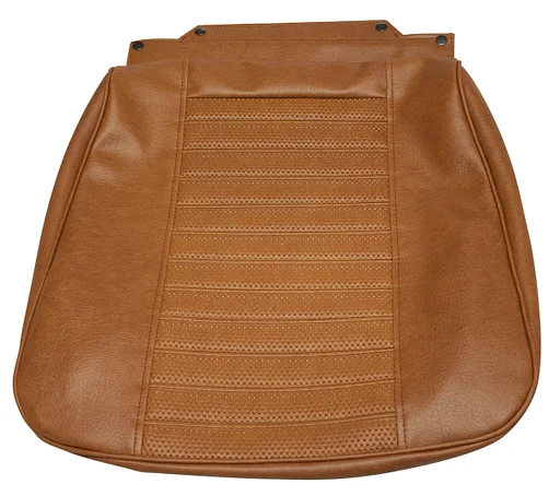 Volvo Bekleding Amazon stoelhoes bruin vinyl zitting 1970 + rug 693557 (SET) 433-635 Volvo onderdeel nr 693556