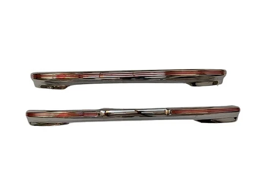 Volvo Bumper PV444A achterzijde in glanzen gepolijst RVS Volvo onderdeel nr 86564
