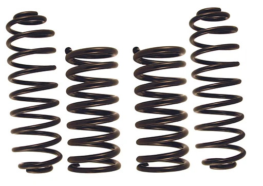 Volvo Veer verlaging set PV444+PV544 voor en achter ( 4 veren) 30mm Volvo onderdeel nr 87937
