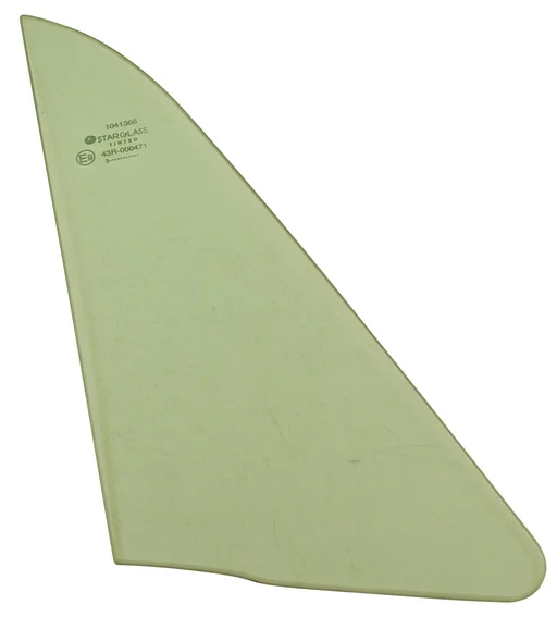 Volvo Ruit ventilatieruit glas rechts getint P1800E coupe  Volvo onderdeel nr 684162