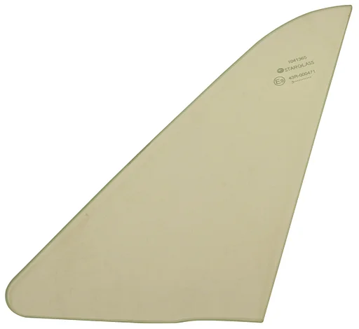 Volvo Ruit ventilatieruit glas links helder P1800 coupe  Volvo onderdeel nr 669399
