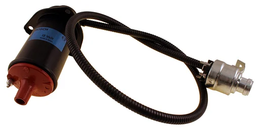 Volvo Bobine P1800S (type met kabel naar Kontaktslot Contactslot) gebruikt NML Volvo onderdeel nr 238641