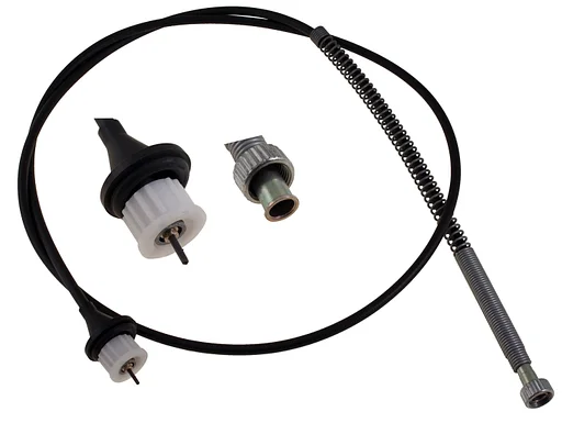 Volvo Kilometerteller kabel 140+164 +OD 1972+ 200cm +240 M41+M46 BW (geen D24 (1234490) bajonet aansluiting Volvo onderdeel nr 1215546