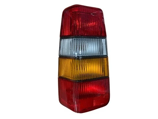 Volvo Achterlicht links 240 260 245 265 1981+ oranje knipperlicht (rood-wit-oranje-rood) 5 deurs Volvo onderdeel nr 1372439_B