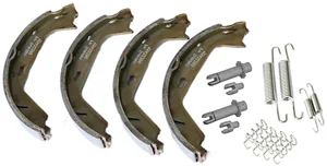 Volvo Handrem schoen set Xc70 V70 S80 S60 incl montageveren en afstel materiaal Volvo onderdeel nr 55432398C