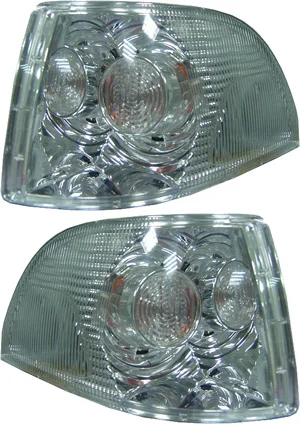 Volvo hoek / side lamp chrome Links en rechts set V70 S70 stadslicht knipperlicht richtingaanwijzer Volvo onderdeel nr 35430162