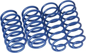 Volvo Verlagings veer verenset 4 stuks sport 850 estate +V70 classic-2000 blauw verlaging 60/40 mm Volvo onderdeel nr 43430016