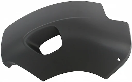 Volvo zij bumper hoek onder linksvoor xc90 grijze kunststof deel OEM ref 8626956-0 Xc90 bumperhoes Volvo onderdeel nr 8626956_B