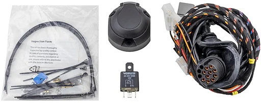 Volvo 13 polige  kabel set trekhaak S80 1996-2006 met grijze stekker Volvo onderdeel nr 8943L17T