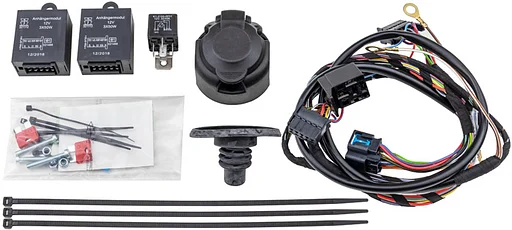 Volvo 7 polige  kabel set trekhaak  Xc70 met module Volvo onderdeel nr 8943L25E1