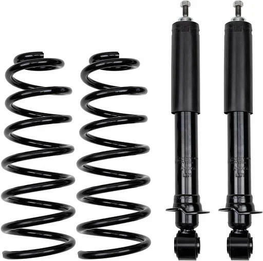 Volvo schokbrekerombouw set HD met draad veer XC70n XC70ii 2000-2007 Nivomat naar standaard ombouw set Heavy duty veren Volvo onderdeel nr 72430057C