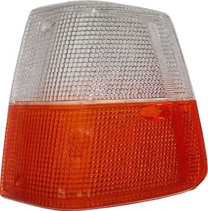 Volvo Glas knipperlicht 240 242 244 245 244 Links oranje/wit 1981+ richtingaanwijzerglas 240 260 Volvo onderdeel nr 1307453