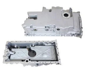 Volvo Carterpan met boring voor oliepeilsensor 5-CYL Benzine Volvo C30 - C70 - S40 - V50 Volvo onderdeel nr 9009473