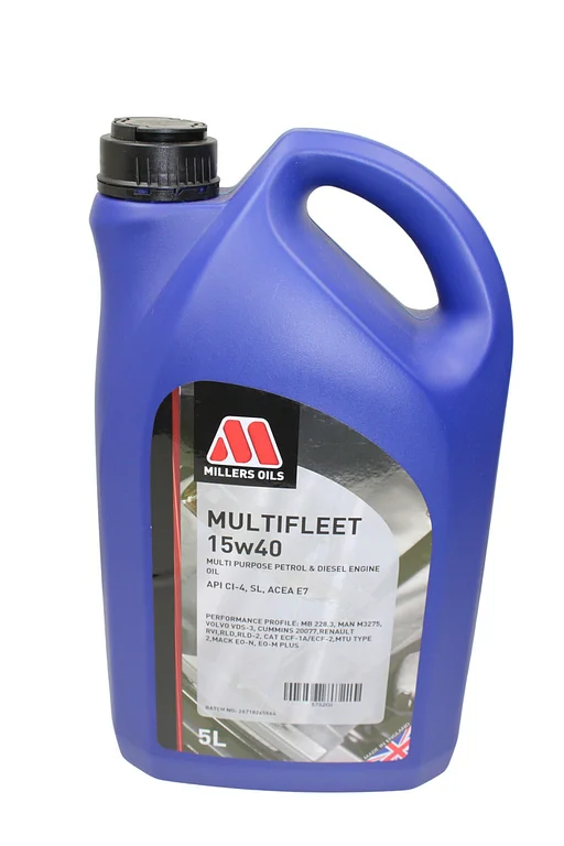 Volvo Millers olie 10W40 trident semi synthetische  5 liter V70XC B21 B23 B230 B27 B28  Volvo onderdeel nr MIL16