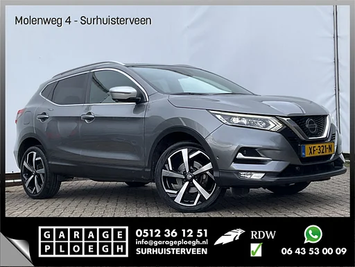 Nissan Qashqai 1.2 Tekna + 360°Cam Leder Stoelverw. Pano.dak BOSE