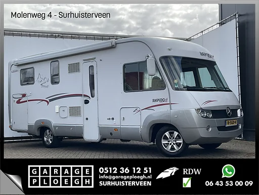 Rapido Mercedes 906 2.2CDI Levelsysteem Luifel Fietsenrek Trekhaak SPRINTER KA 35 Hymer