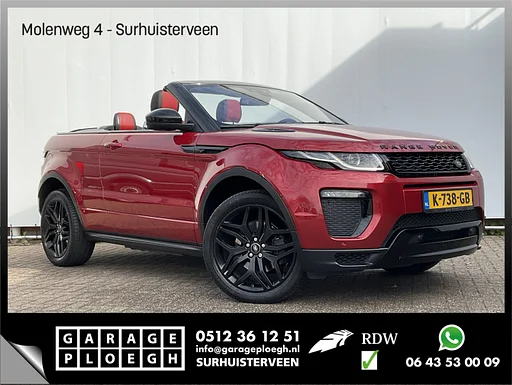Land Rover Range Rover Evoque Convertible 2.0 Si4 HSE Dynamic Memory trailer coupling Firenze Cabriolet