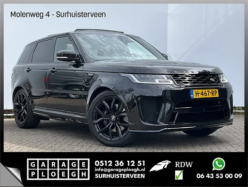 Land Rover Range Rover Sport 5.0 V8 SC SVR 575 Carbon Santorini Black 22" Full Package