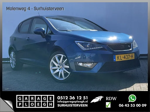 Seat Ibiza 1.4 TDI FR Connect Nav/Cruise Stoelverw Pdc klima NL-Auto Onderhouden!