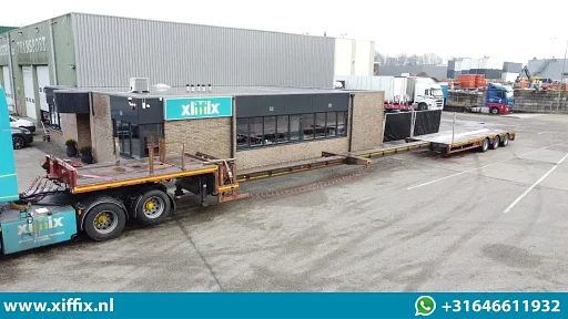 Faymonville 3-ass. dubbel (2x) uitschuifbare Semi-Dieplader // 3x gestuurd // 13607