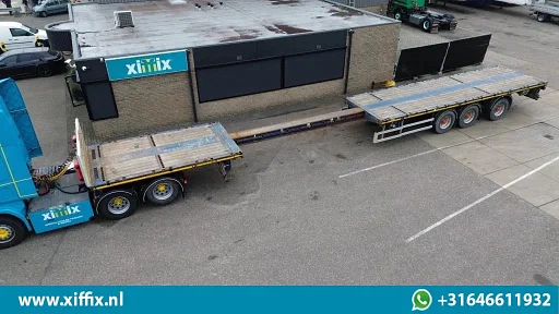 Doll 3-ass. Vlakke uitschuifbare oplegger // Naloop gestuurd