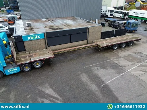 Meusburger 3-ass. Vlakke uitschuifbare oplegger // 3x gestuurd