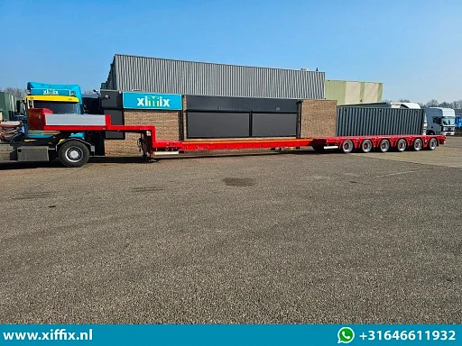 Doll 6-ass. Uitschuifbare semi dieplader // PANTHER assen // 5x gestuurd