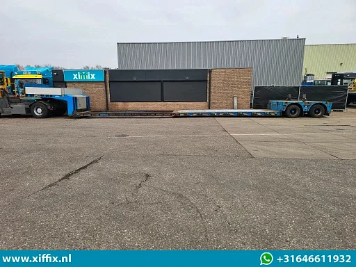 Doll 2-ass. Uitschuifbare dieplader met afneembare zwanenhals // 2x gestuurd