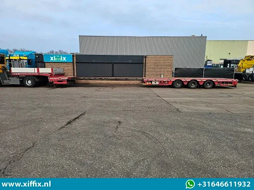 Faymonville 3-ass. Uitschuifbare semi dieplader // Naloop gestuurd