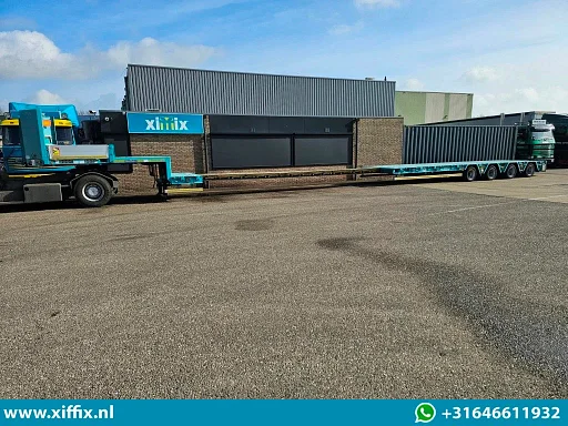 Goldhofer 4-ass. Uitschuifbare semi dieplader // 78 cm. Hoog // 4x gestuurd