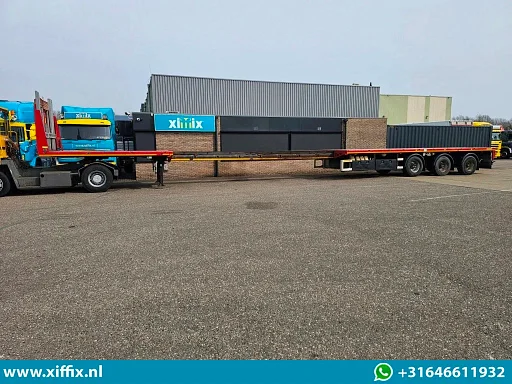 Faymonville 3-ass. Vlakke uitschuifbare oplegger // 3x gestuurd