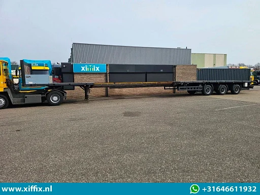 Meusburger 3-ass. Vlakke uitschuifbare oplegger // 2x gestuurd