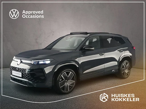 Volkswagen Tayron R-Line Edition 1.5 TSI eHybrid 272pk DSG automatic trailer coupling panorama roof Black Style, navigatie, Adaptive cruise control, 360 camera Elektrische achterklep