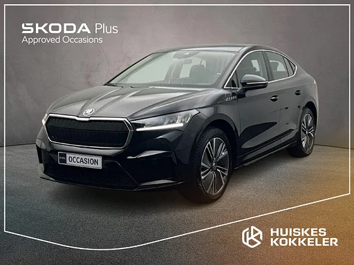 Skoda Enyaq Coupé iV 60 180pk automatic panorama roof cruise control, Achteruitrijcamera, navigatie, LED koplampen, Parkeersensoren, air conditioning App connect