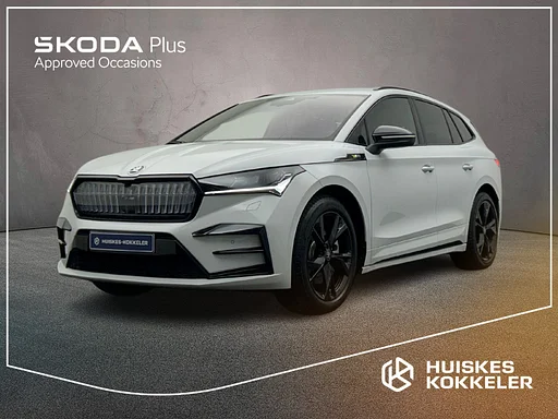 Skoda Enyaq 85X RS 340pk automatique Adaptive Régulateur de vitesse, LED koplampen, Head-Up Display, navigatie, Achteruitrijcamera, Stuurwiel verwarmd, Elektrische achterklep, Parkeersensoren, App connect