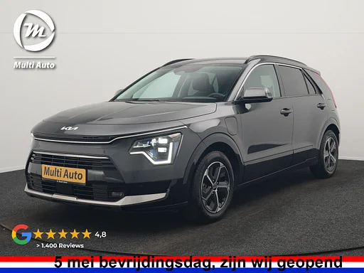 Kia Niro 1.6 GDi DynamicLine PHEV 182pk Dealer O.H. | Adaptive Cruise | macchina fotografica | Sfeerverlichting | Apple Carplay | sedili sportivi & Stuur Verwarmd | Widescreen Navi | Keyless | LED Koplampen | DAB | Plug In Hybrid