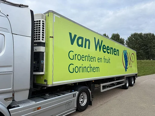 Chereau oplegger 2 assen, stuuras, Thermoking