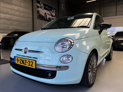 Fiat 500 0.9 TwinAir Lounge Leer, Open dak