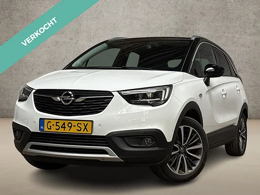 Opel Crossland X 1.2 Turbo Innovation Sport (APPLE CARPLAY, GROOT NAVI, CLIMATE, KEYLESS, STUUR/STOELVERWARMING, LEDER, SPORTSTOELEN, 360 fényképezőgép GETINT GLAS, Sebességtartó automatika NIEUWSTAAT)